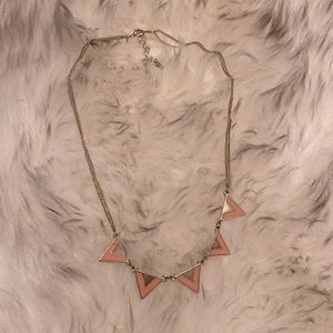 Gold and Pink Necklace